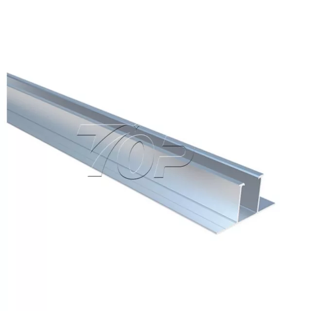 Aluminiums mini -jernbane til PV -system