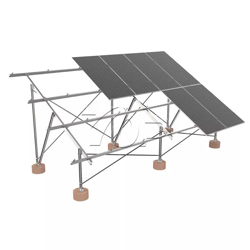 Solcellepanel jordmonteringsstativ